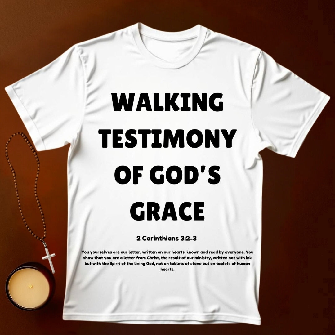 Walking Testimony of His Grace T-shirt