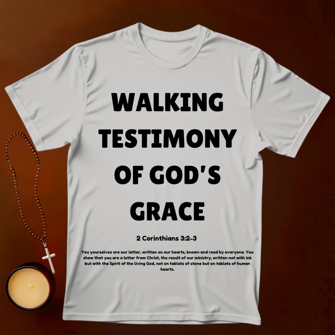 Walking Testimony of His Grace T-shirt