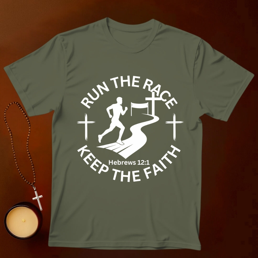 Keep the Faith, Hebrews 12:1 T-shirt