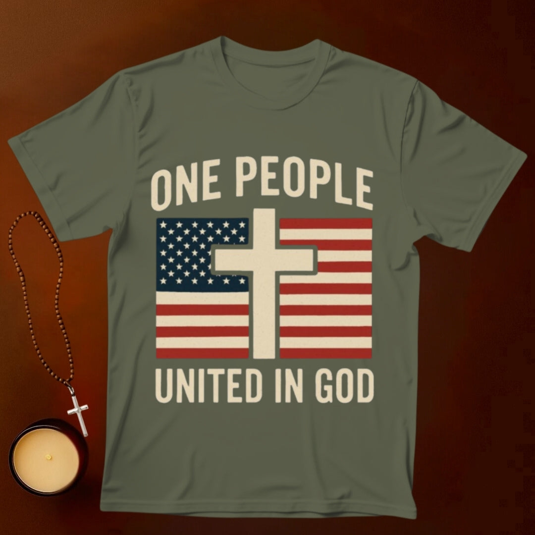 One People United In God T-shirt