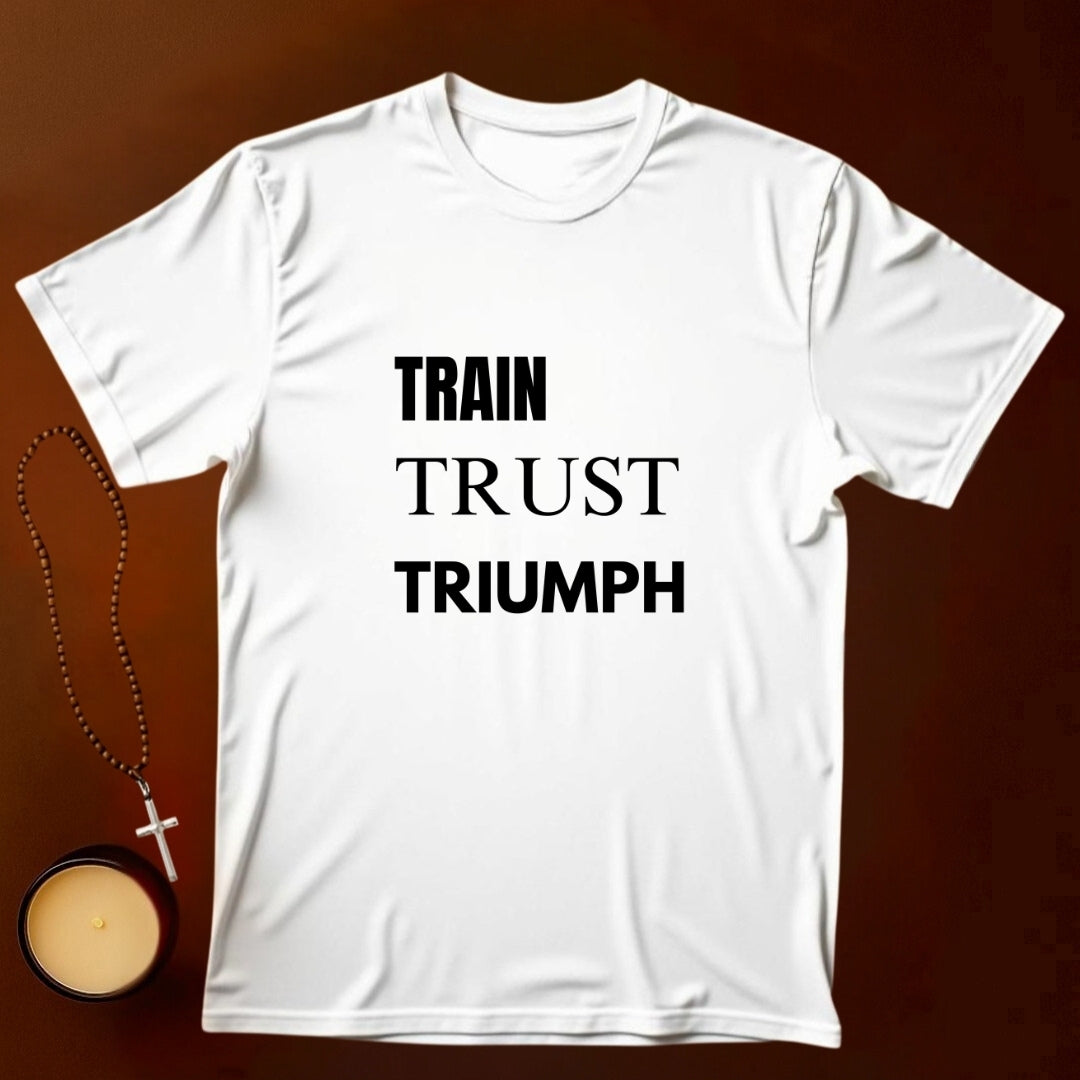 Train Trust Triumph T-shirt