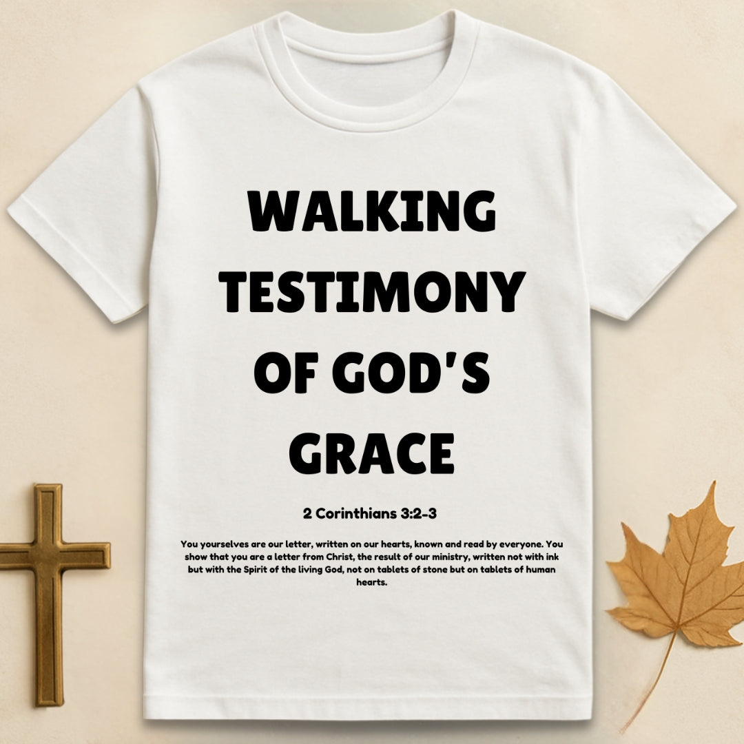 Walking Testimony of His Grace T-shirt