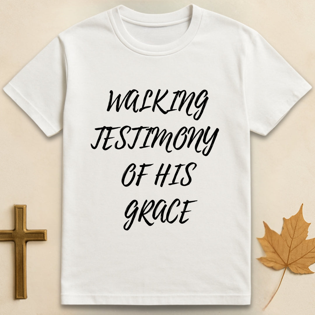 Walking Testimony of His Grace T-shirt