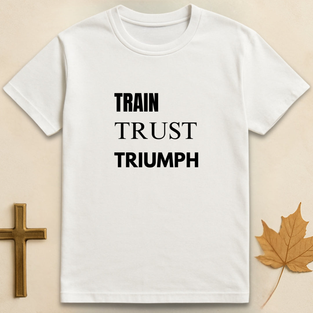Train Trust Triumph T-shirt