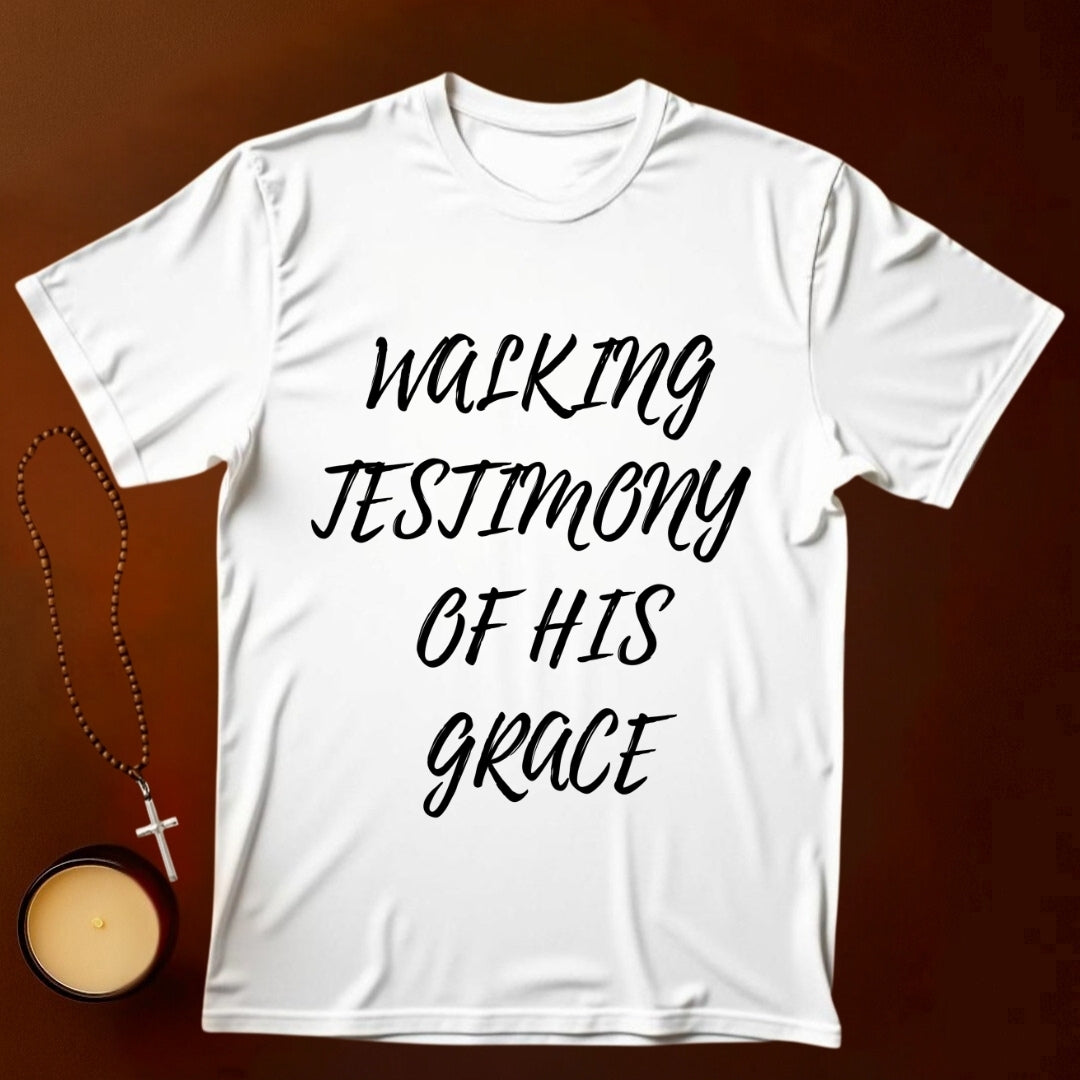 Walking Testimony of His Grace T-shirt