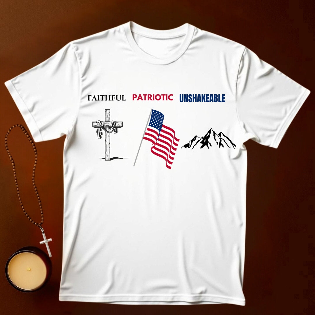 Faithful, Patriotic, Unshakeable T-shirt