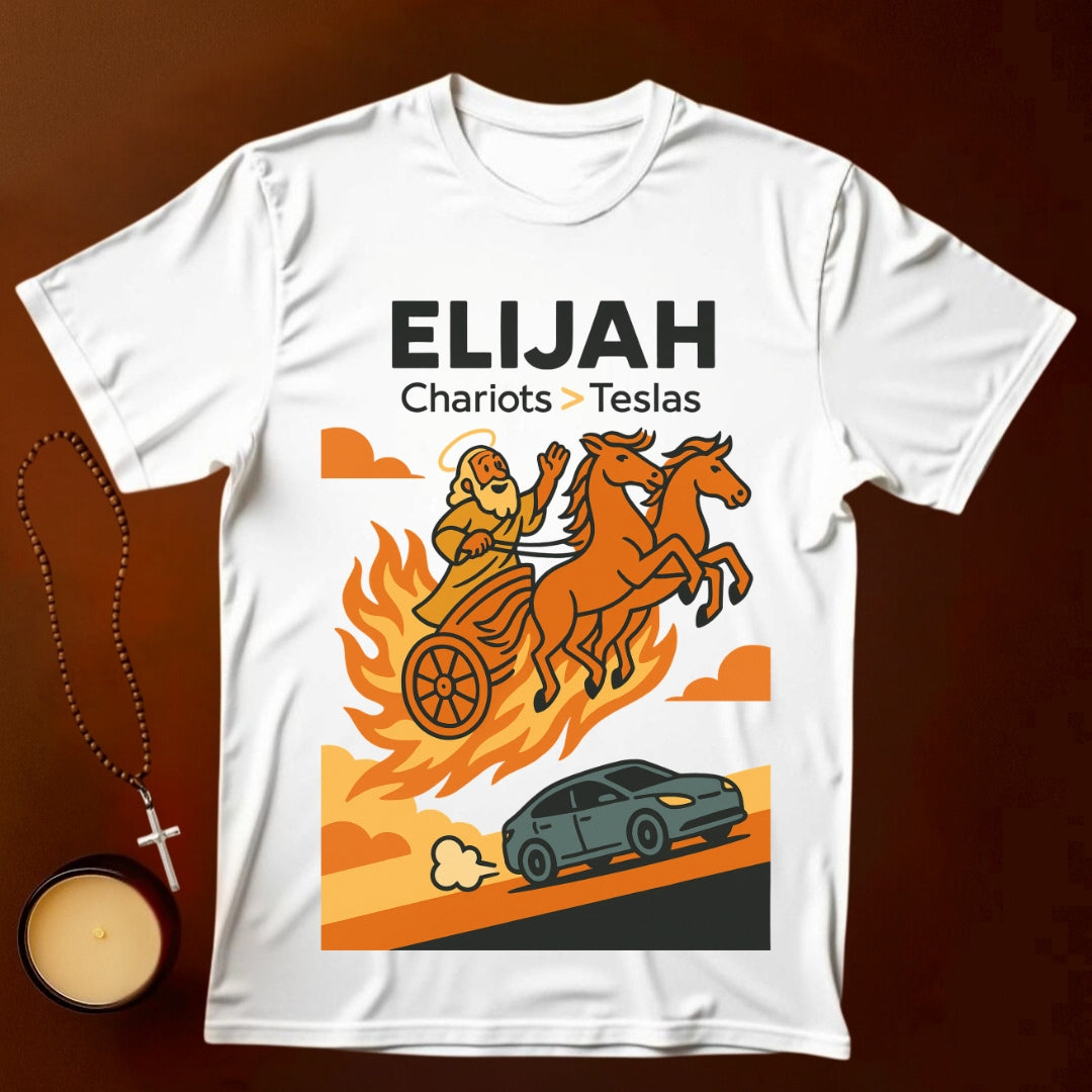 Chariots over Teslas T-shirt