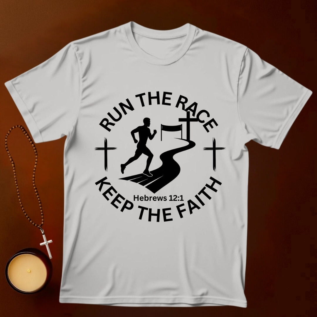 Keep the Faith, Hebrews 12:1 T-shirt