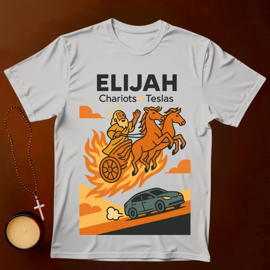 Chariots over Teslas T-shirt
