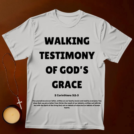 Walking Testimony of His Grace T-shirt