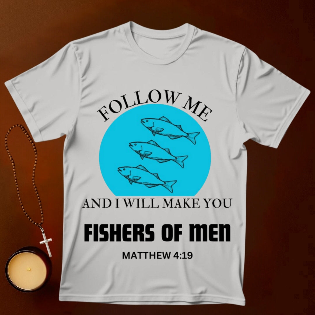 Fishers of Men, Matthew 4:19 T-shirt
