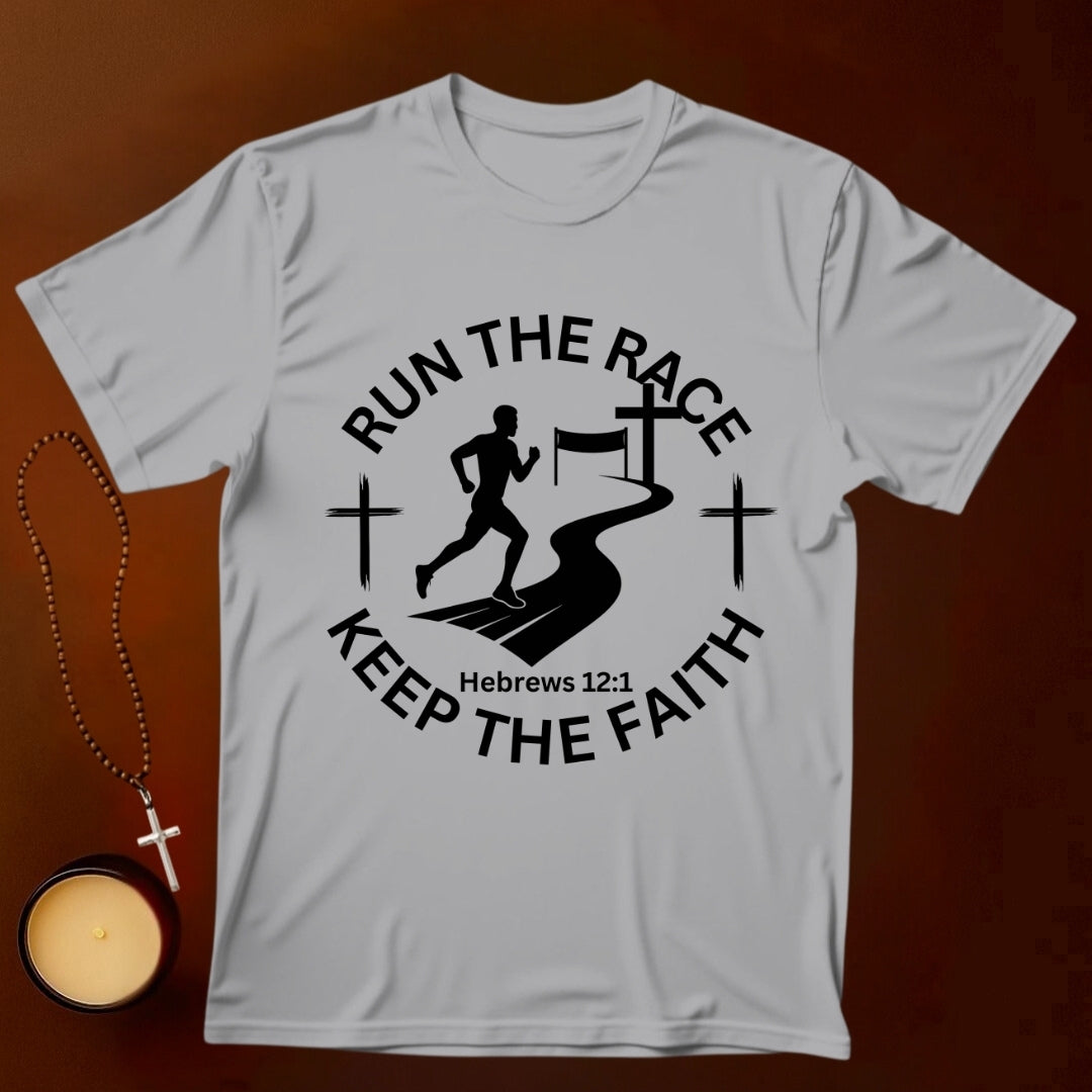 Keep the Faith, Hebrews 12:1 T-shirt