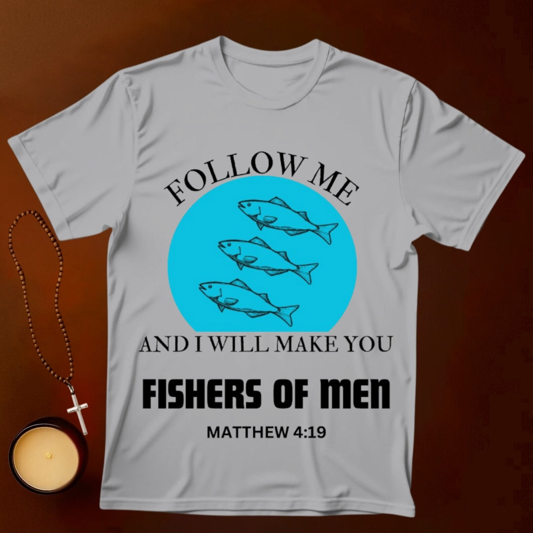 Fishers of Men, Matthew 4:19 T-shirt
