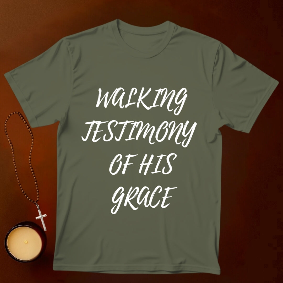 Walking Testimony of His Grace T-shirt