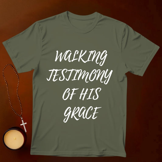 Walking Testimony of His Grace T-shirt