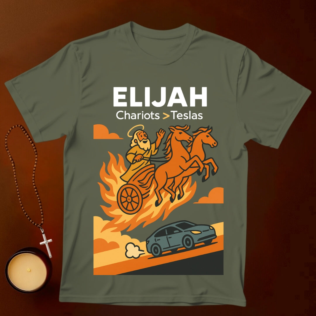 Chariots over Teslas T-shirt