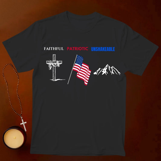 Faithful, Patriotic, Unshakeable T-shirt